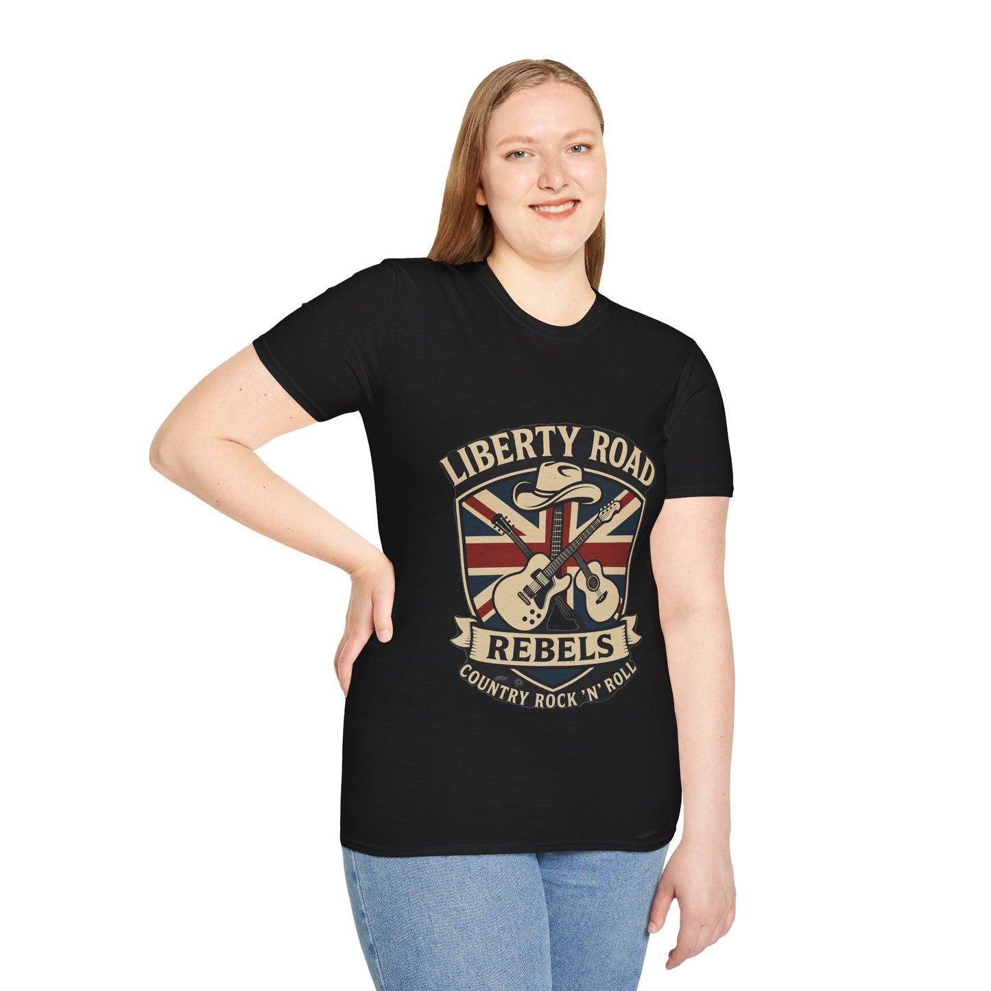 Liberty Road Rebels Britannia T-Shirt  Unisex Softstyle Tee