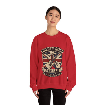 Liberty Road Rebels Britannia Sweatshirt Unisex Crewneck Longsleeve T-Shirt