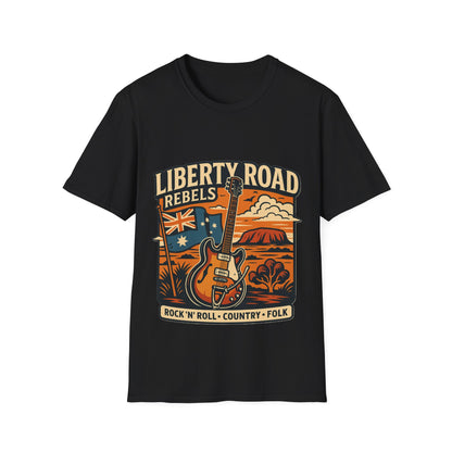 Liberty Road Rebels Australiana T-Shirt Unisex Graphic Tee