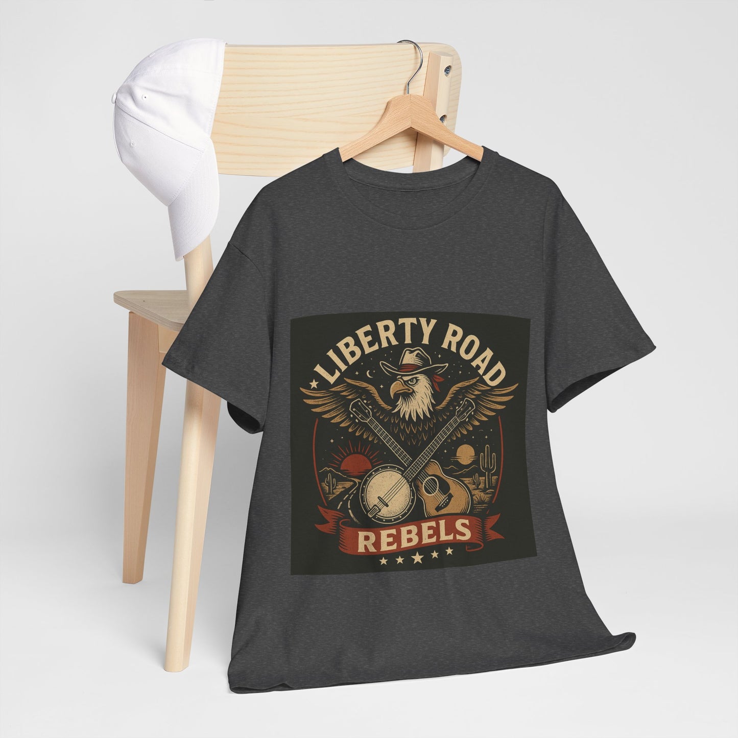 Liberty Road Rebels Vintage Americana Style Tee Unisex T-Shirt