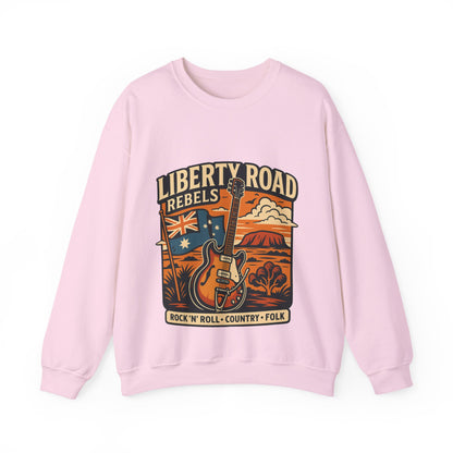Liberty Road Rebels Australiana Cozy Crewneck Sweatshirt