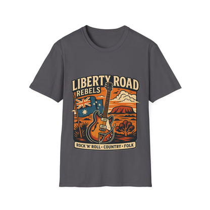 Liberty Road Rebels Australiana T-Shirt Unisex Graphic Tee