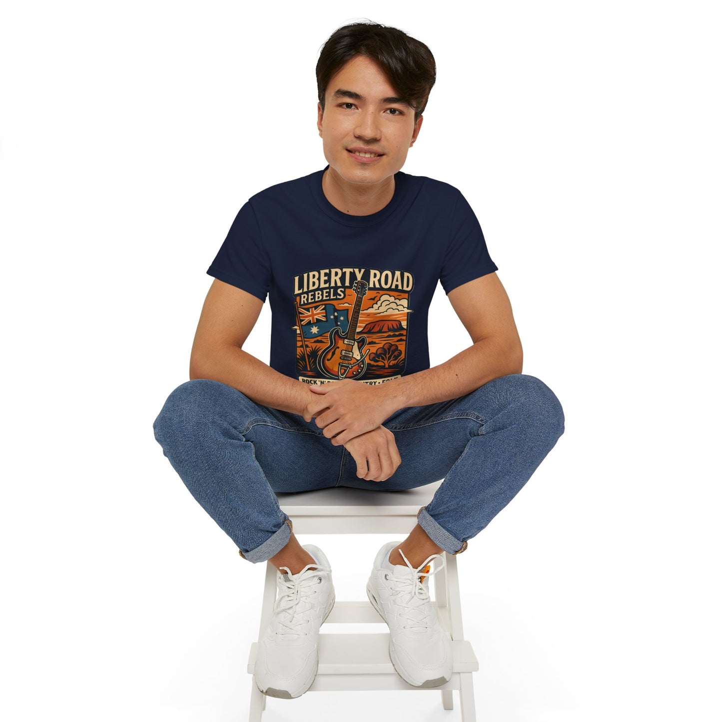 Liberty Road Rebels Australiana Unisex Ultra Cotton Tee T-Shirt