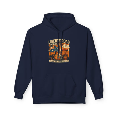 Liberty Road Rebels Vintage-Inspired Australiana Hoodie Cozy Sweatshirt