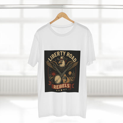 Liberty Road Rebels Vintage Americana Style Tee T-Shirt