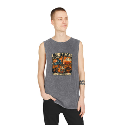 Liberty Road Rebels Australiana Vintage-Style Unisex Tank Top Singlet