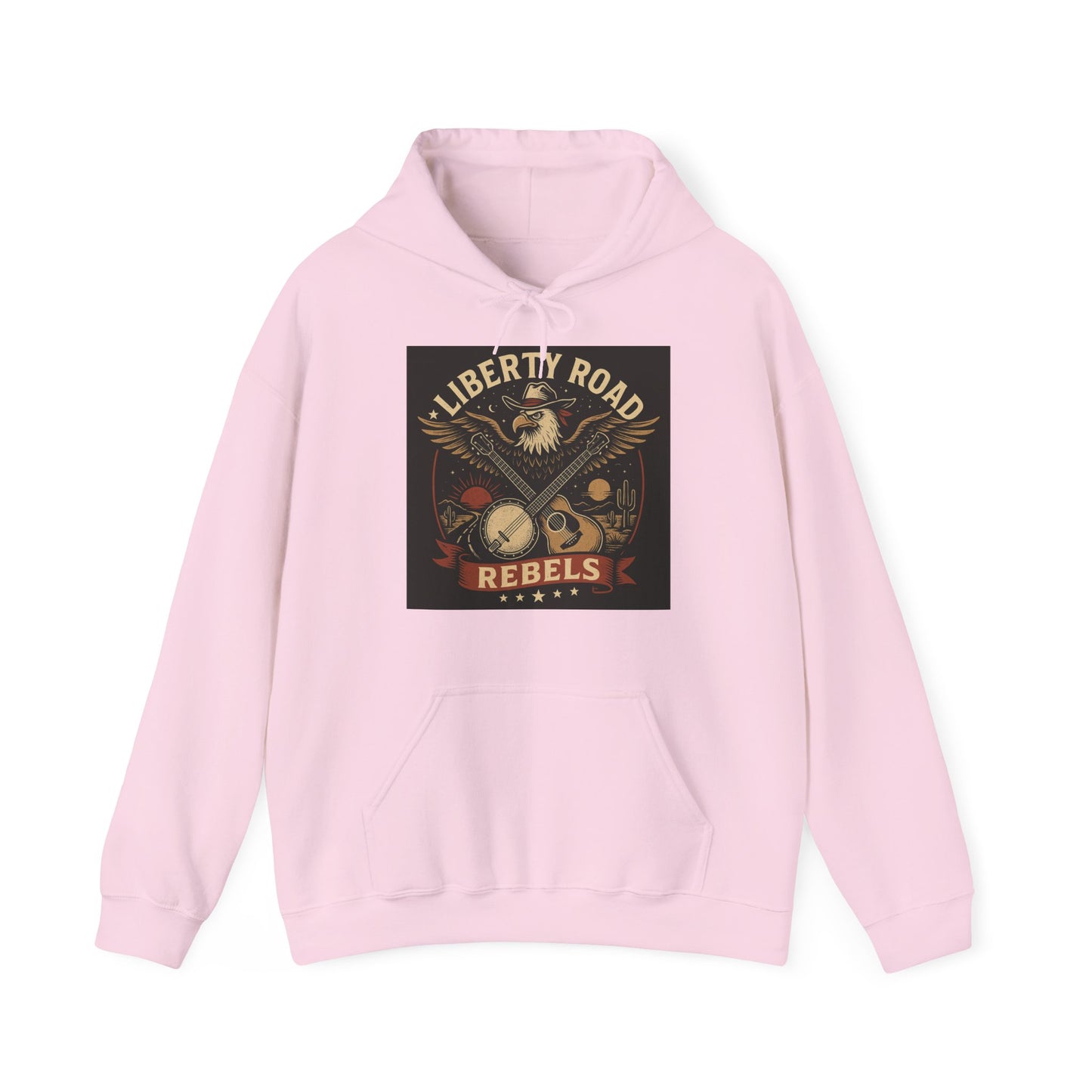 Liberty Road Rebels Vintage Americana Style Sweatshirt Unisex Hoodie