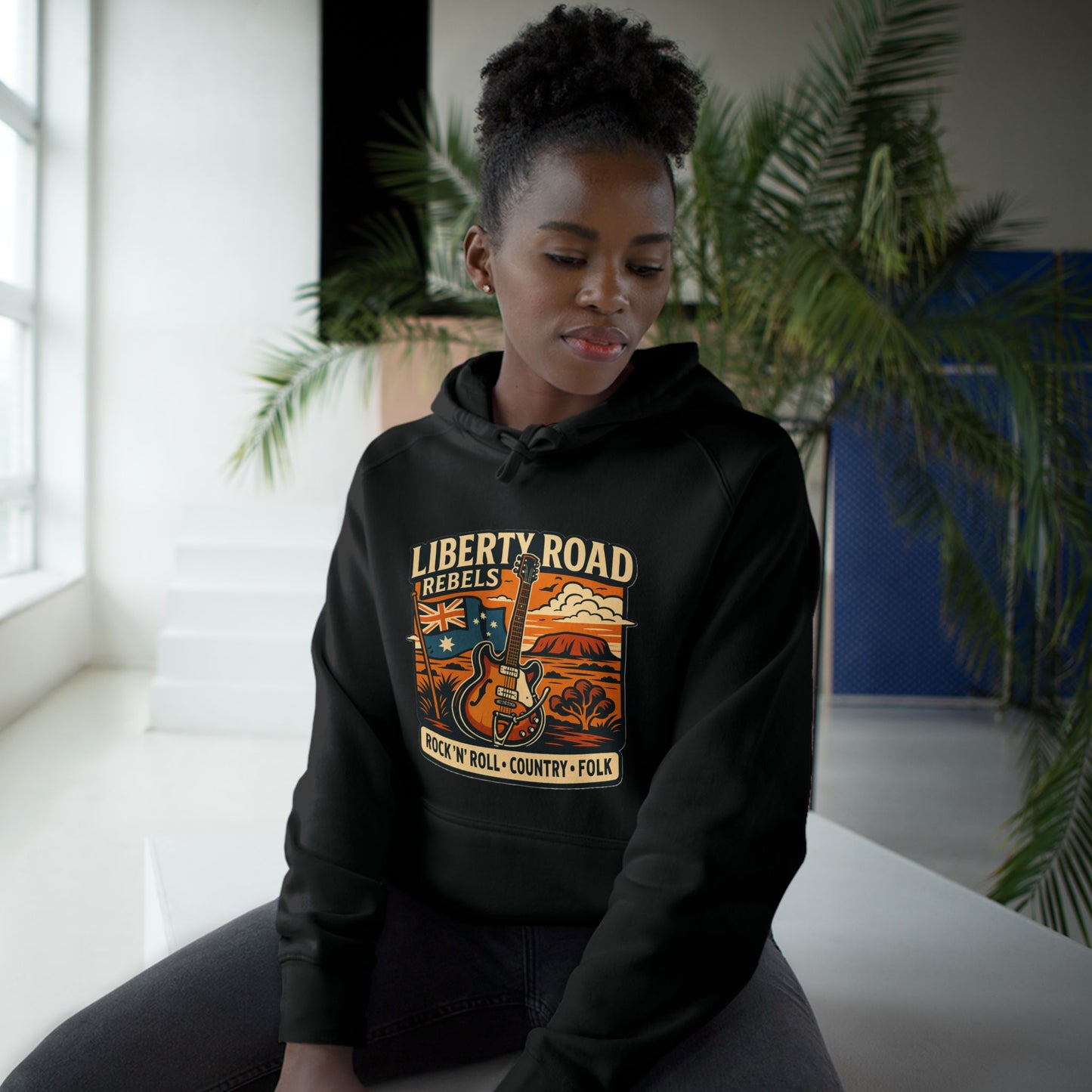 Liberty Road Rebels Vintage Australiana Hoodie