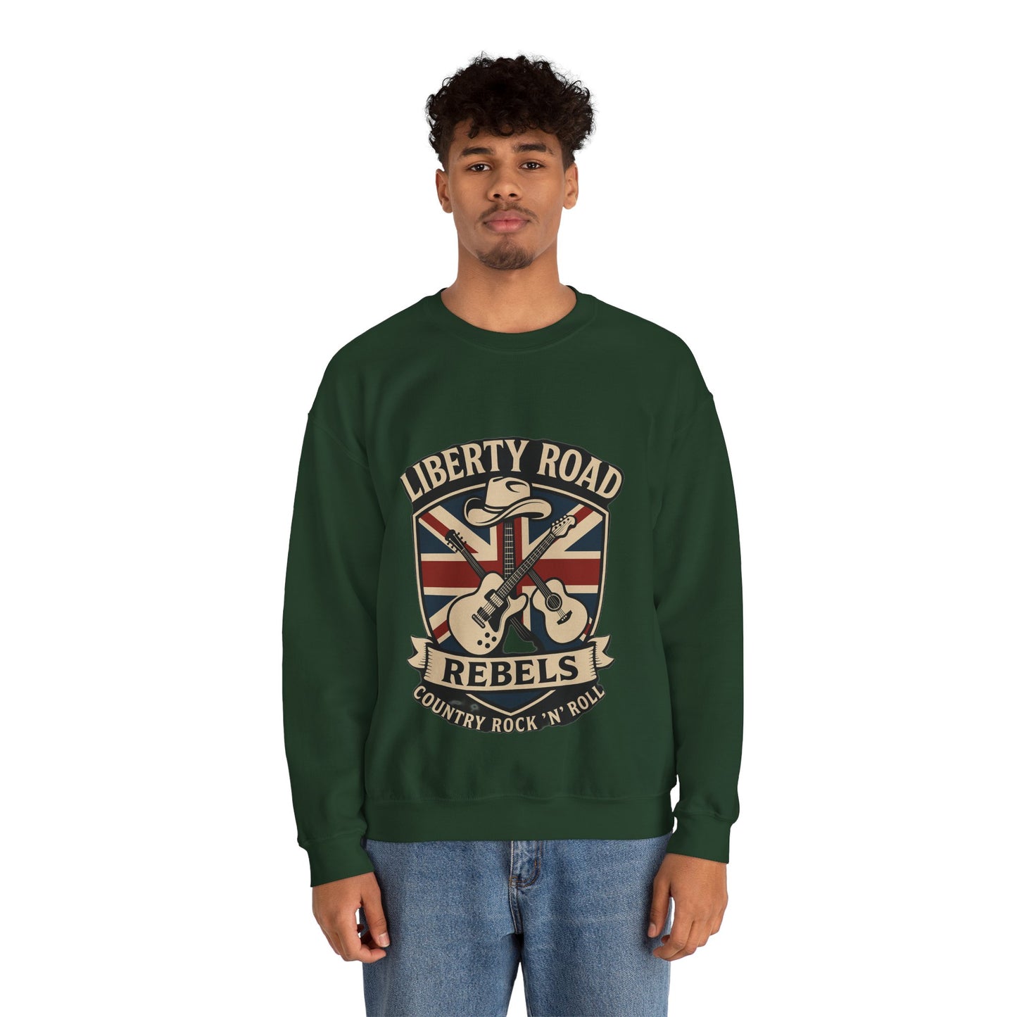 Liberty Road Rebels Britannia Sweatshirt Unisex Crewneck Longsleeve T-Shirt