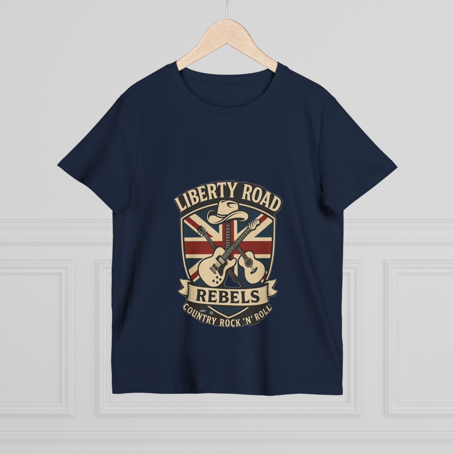 Liberty Road Rebels Britannia Rock 'n' Roll Tee Women's Graphic T-Shirt