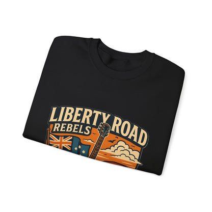 Liberty Road Rebels Australiana Cozy Crewneck Sweatshirt