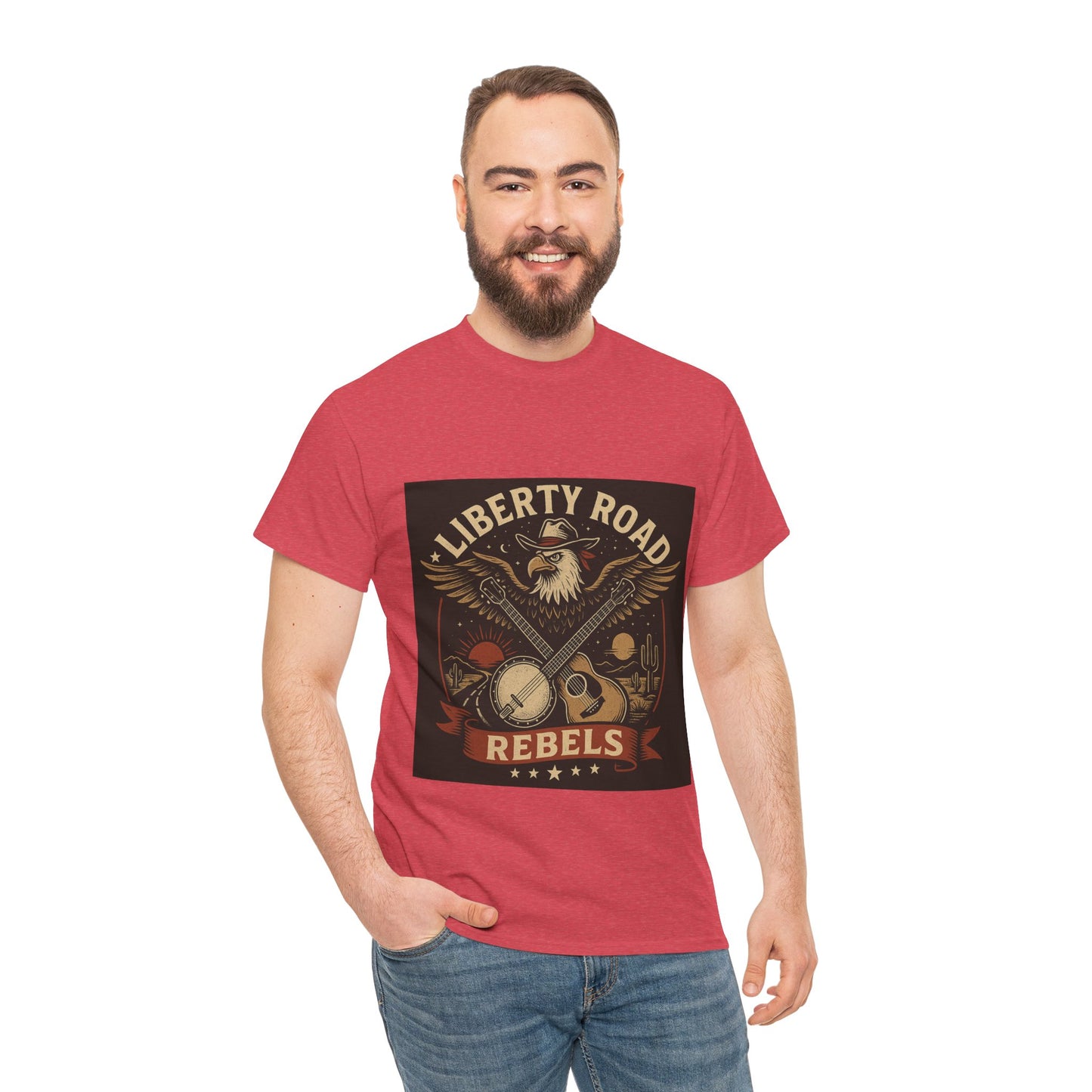 Liberty Road Rebels Vintage Americana Style Tee Unisex T-Shirt