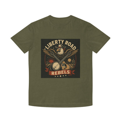 Liberty Road Rebels Vintage Americana Style Unisex Faded Tee T-Shirt