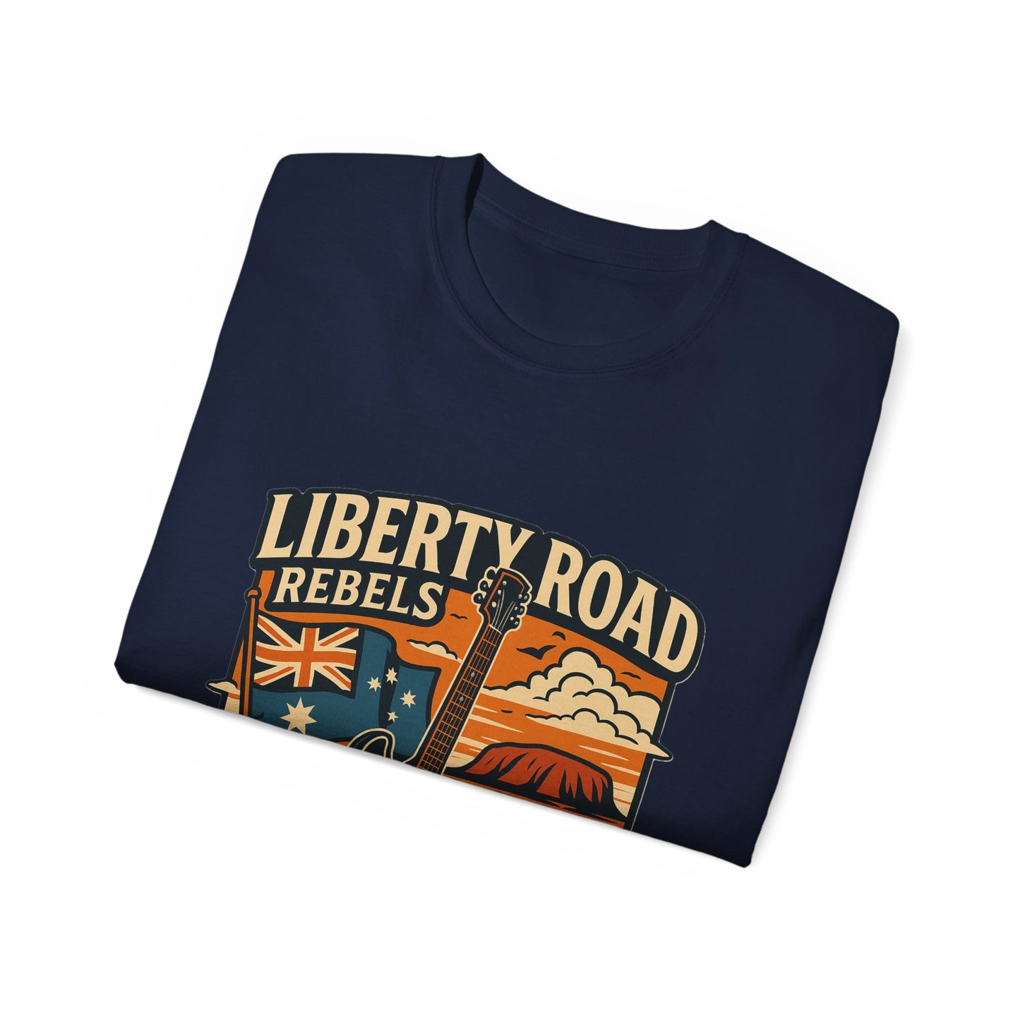 Liberty Road Rebels Australiana Unisex Ultra Cotton Tee T-Shirt