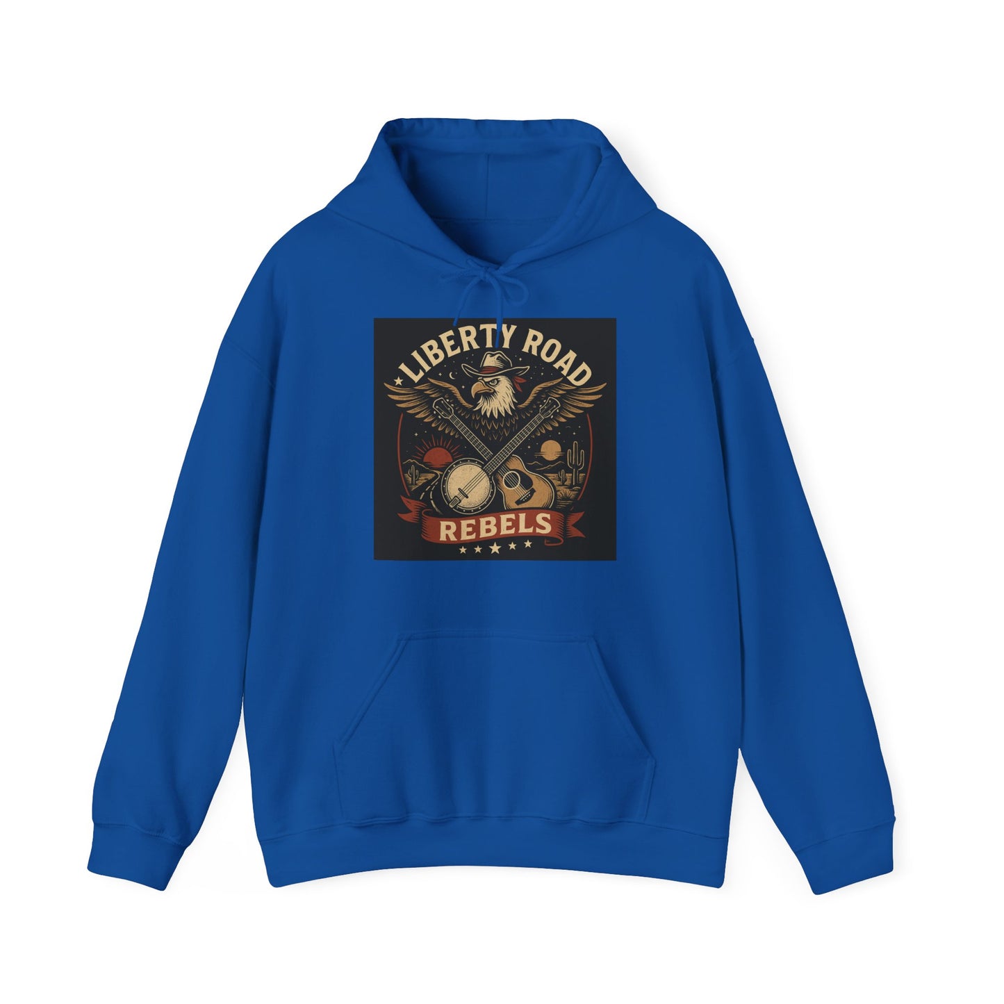 Liberty Road Rebels Vintage Americana Style Sweatshirt Unisex Hoodie