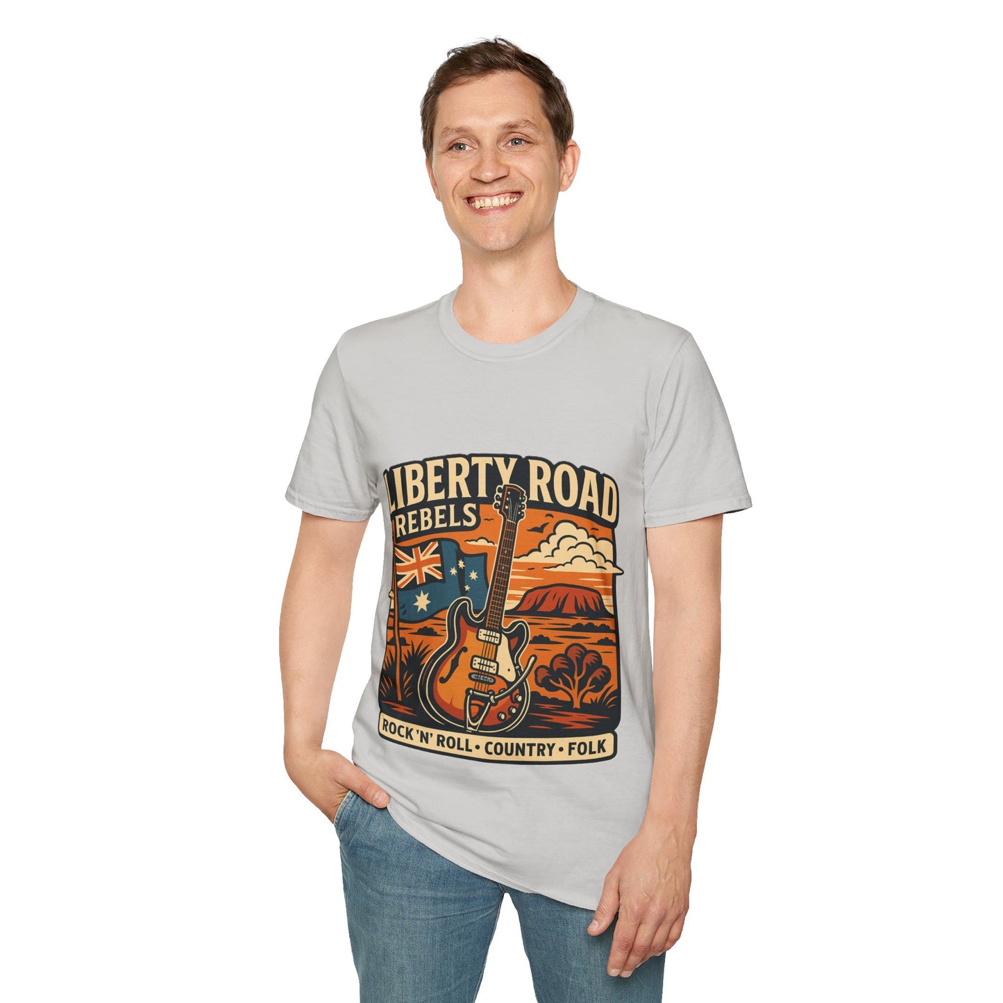 Liberty Road Rebels Australiana T-Shirt Unisex Graphic Tee