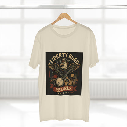 Liberty Road Rebels Vintage Americana Style Tee T-Shirt