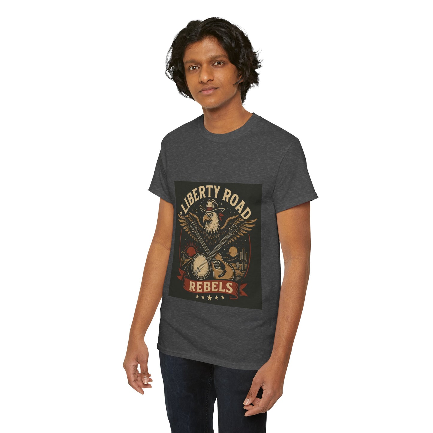 Liberty Road Rebels Vintage Americana Style Tee Unisex T-Shirt