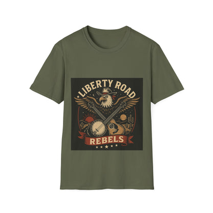 Liberty Road Rebels Vintage Americana Style T-Shirt
