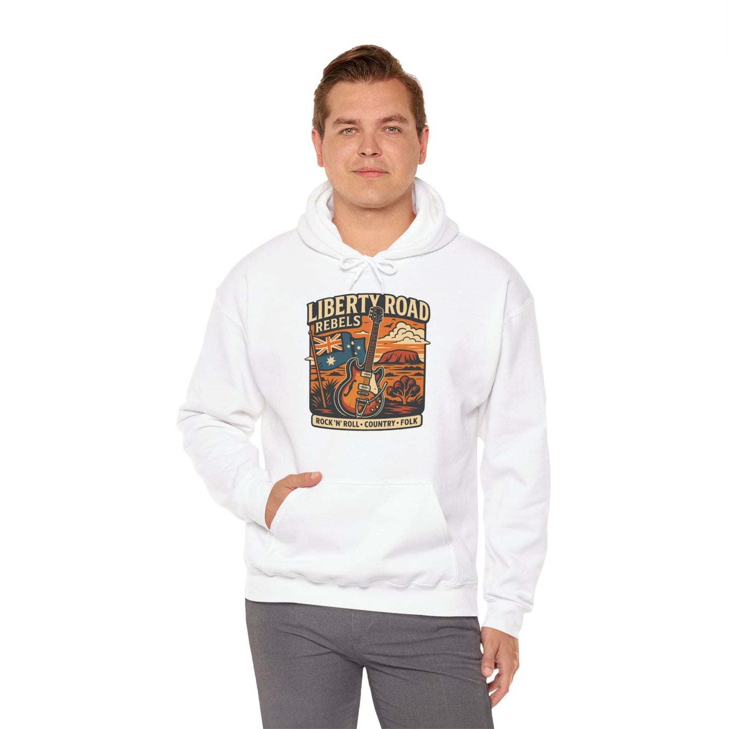 Liberty Road Rebels Australiana Hoodie
