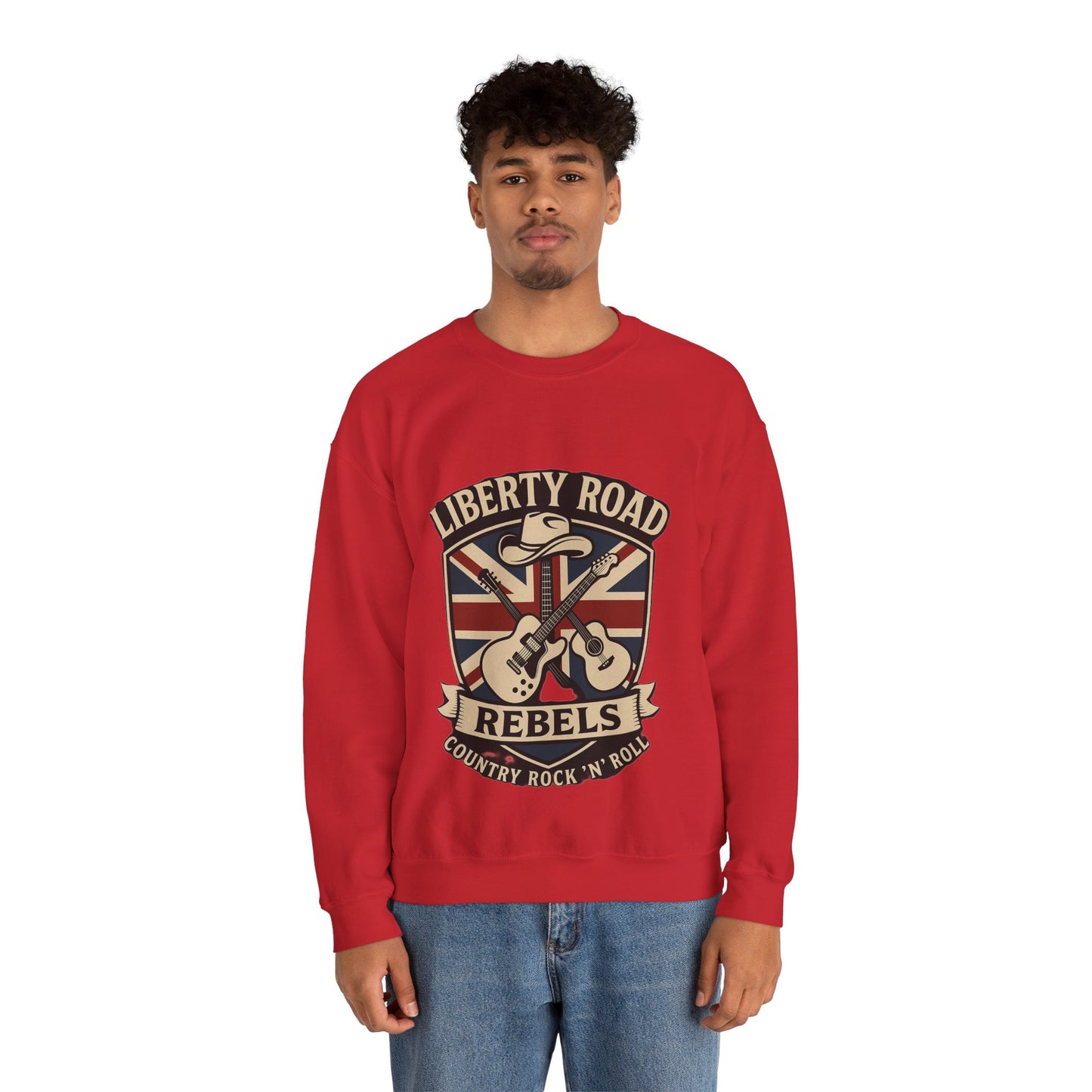 Liberty Road Rebels Britannia Sweatshirt Unisex Crewneck Longsleeve T-Shirt