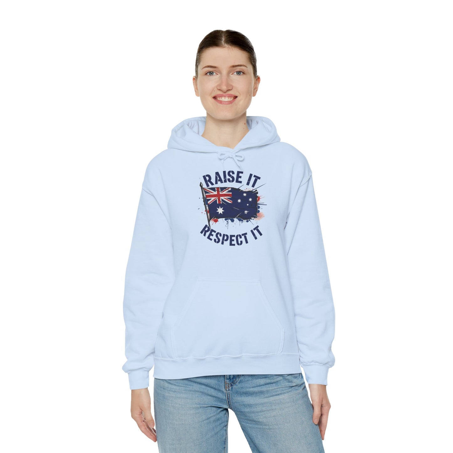 Raise It Respect It Aussie Flag Pride Unisex Sweatshirt