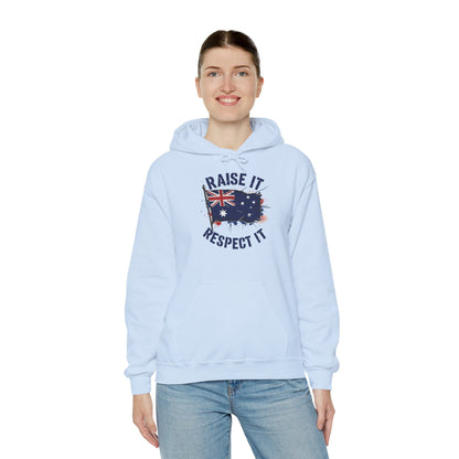 Raise It Respect It Aussie Flag Pride Unisex Sweatshirt