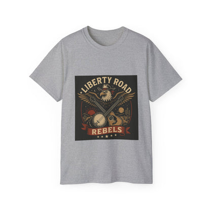 Liberty Road Rebels Vintage Americana Style Unisex Tee T-Shirt