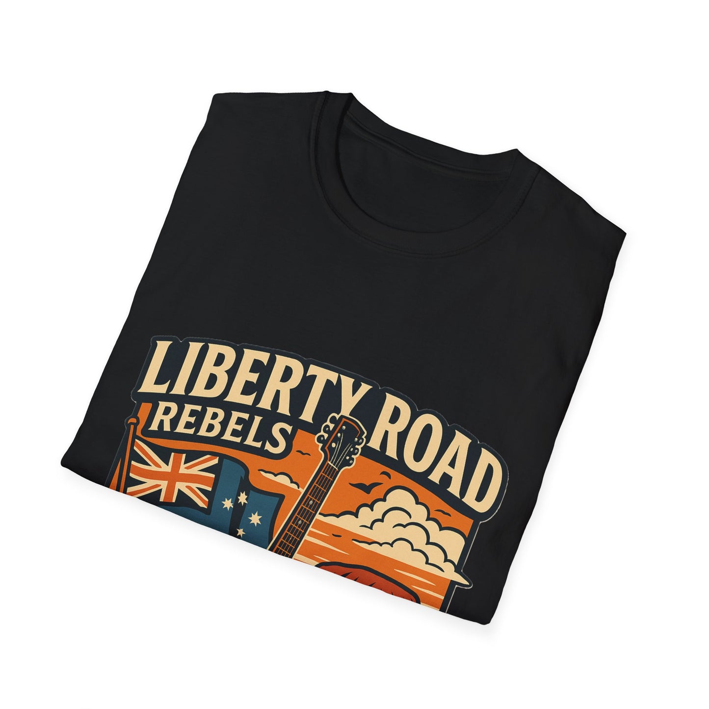 Liberty Road Rebels Australiana T-Shirt Unisex Graphic Tee
