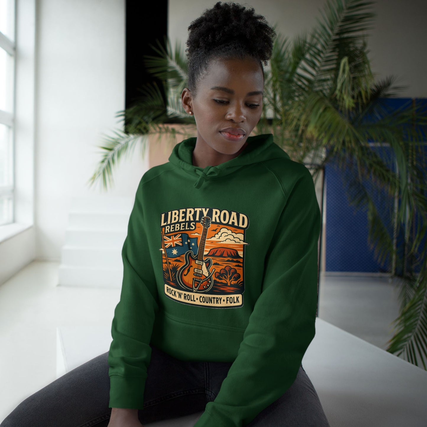 Liberty Road Rebels Vintage Australiana Hoodie