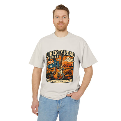 Liberty Road Rebels Australiana Vintage Tee Faded T-Shirt