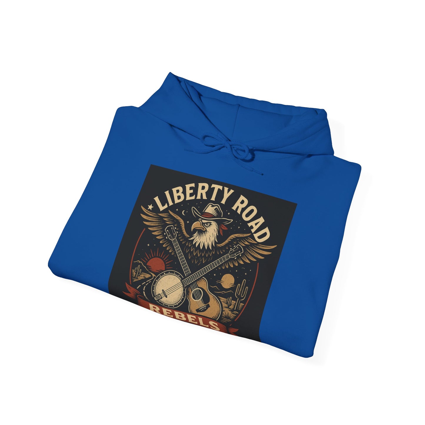 Liberty Road Rebels Vintage Americana Style Sweatshirt Unisex Hoodie