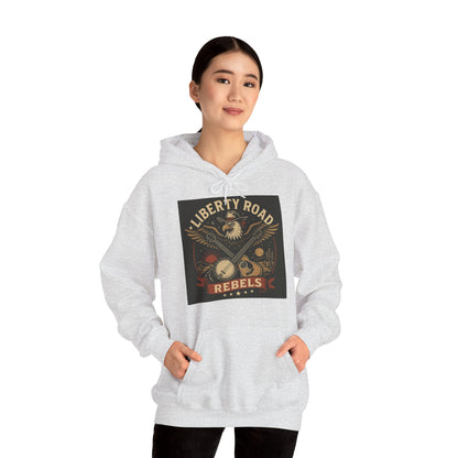 Liberty Road Rebels Vintage Americana Style Sweatshirt Unisex Hoodie