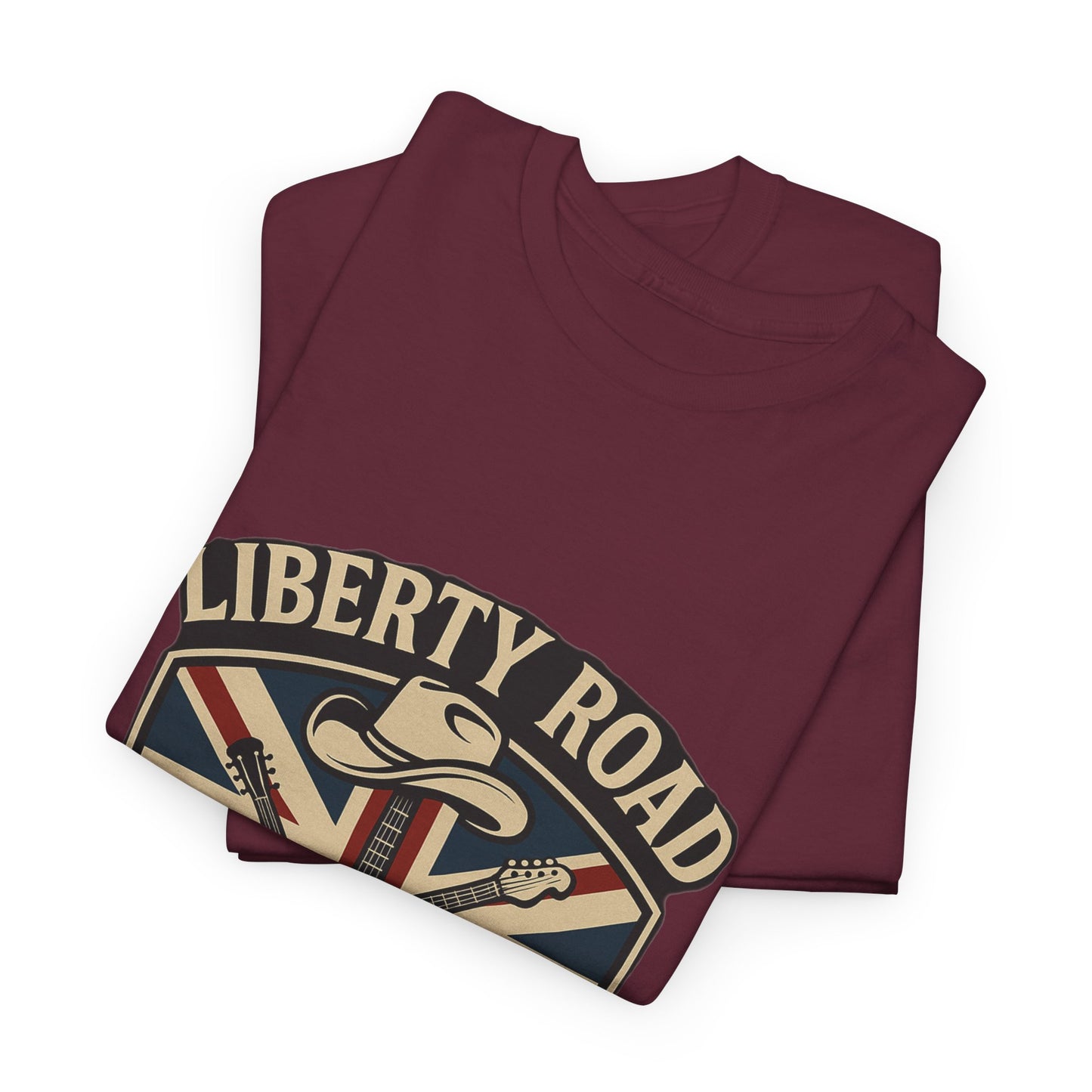 Liberty Road Rebels Britannia Rock 'n' Roll Rebels Tee Unisex Heavy Cotton T-Shirt