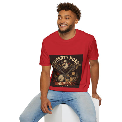 Liberty Road Rebels Vintage Americana Style T-Shirt