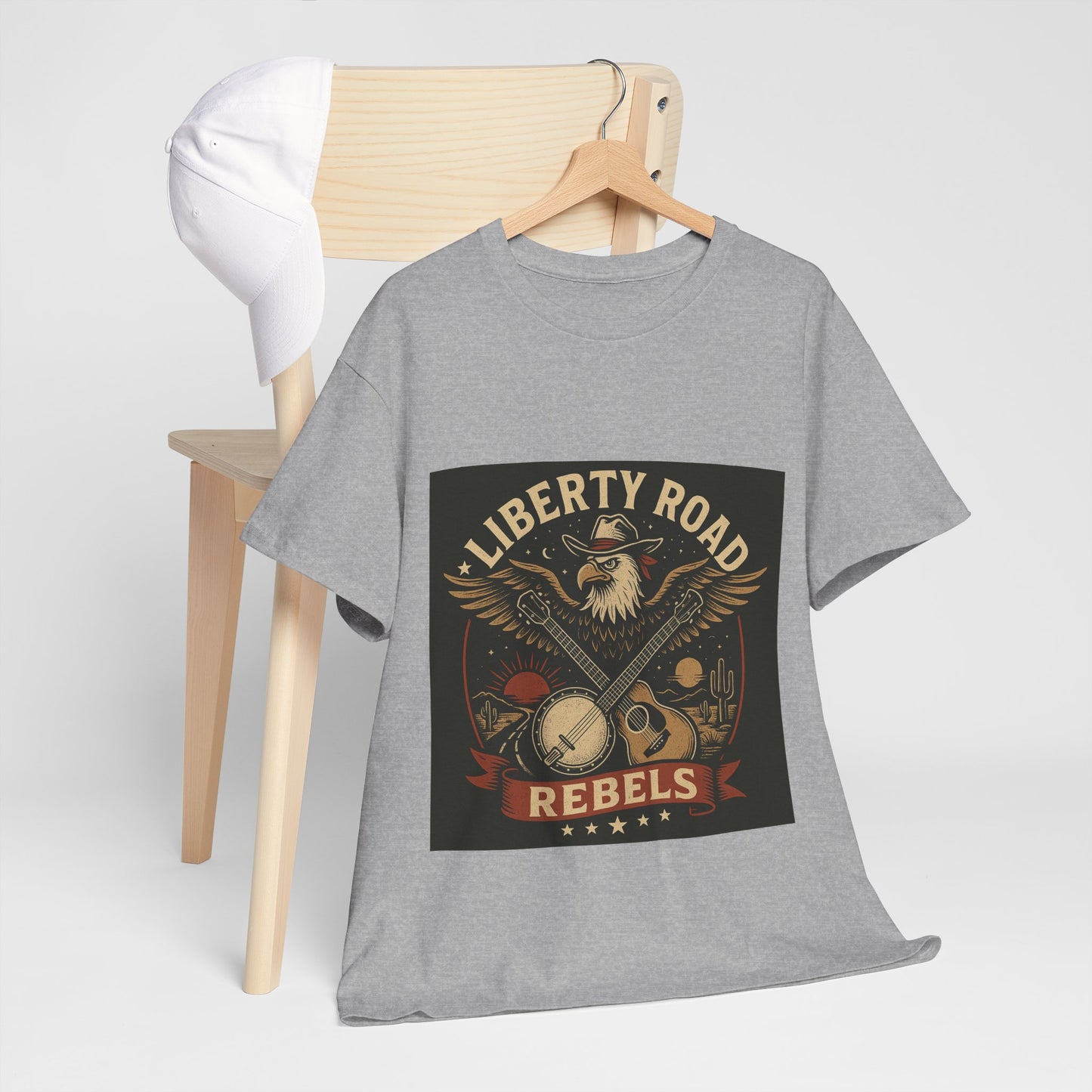 Liberty Road Rebels Vintage Americana Style Tee Unisex T-Shirt