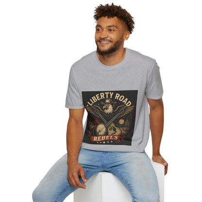 Liberty Road Rebels Vintage Americana Style T-Shirt