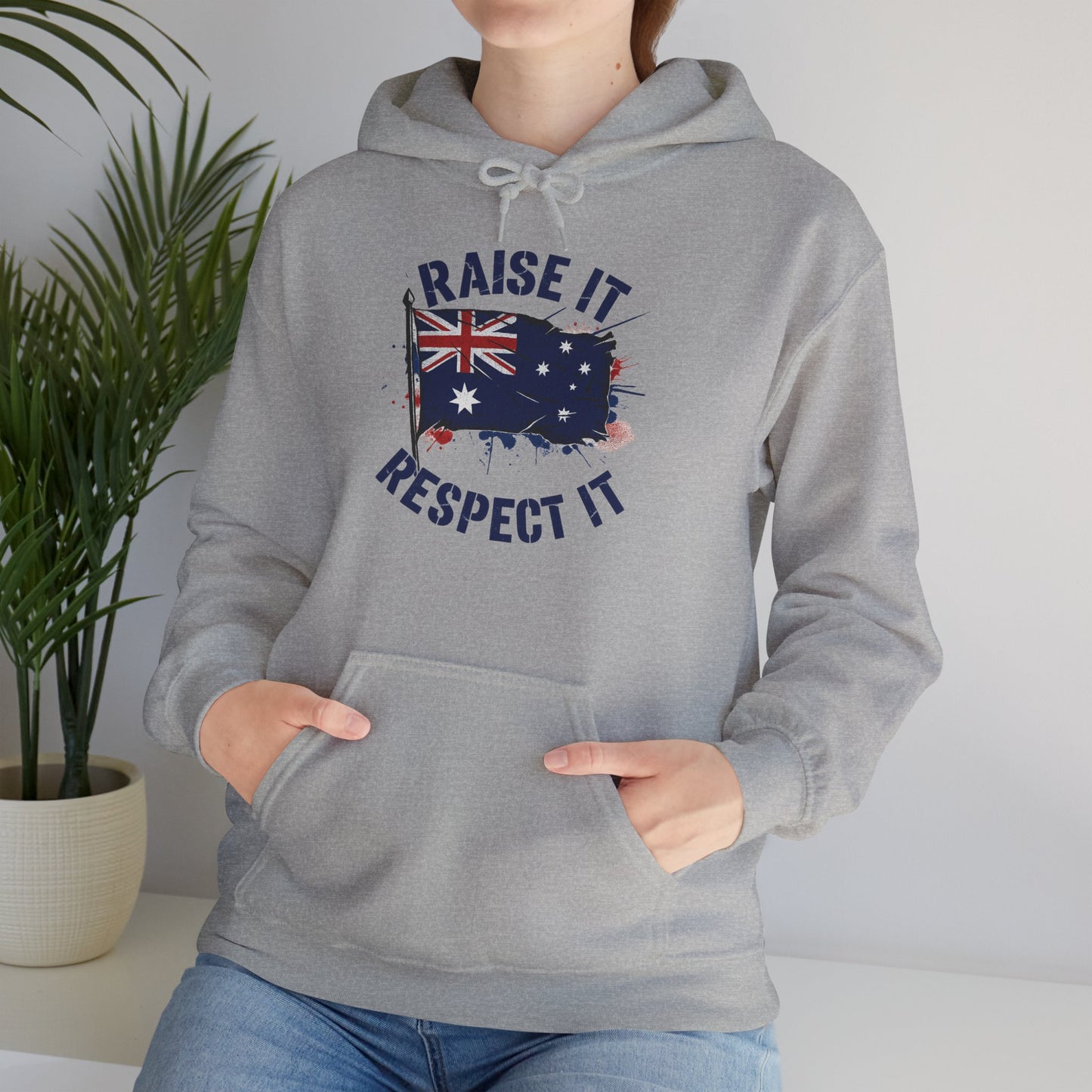 Raise It Respect It Aussie Flag Pride Unisex Sweatshirt