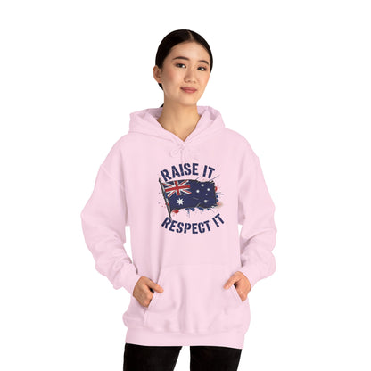 Raise It Respect It Aussie Flag Pride Unisex Sweatshirt