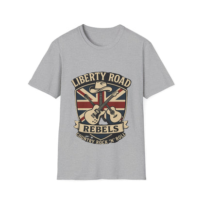 Liberty Road Rebels Britannia T-Shirt  Unisex Softstyle Tee