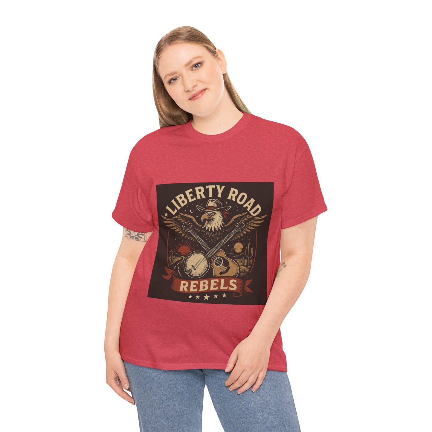 Liberty Road Rebels Vintage Americana Style Tee Unisex T-Shirt