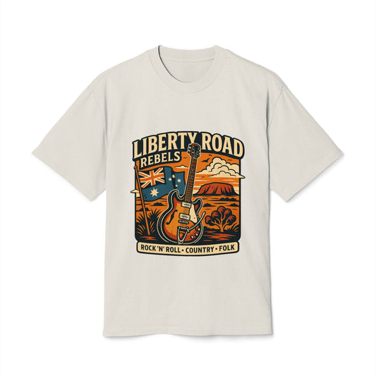 Liberty Road Rebels Australiana Vintage Tee Faded T-Shirt