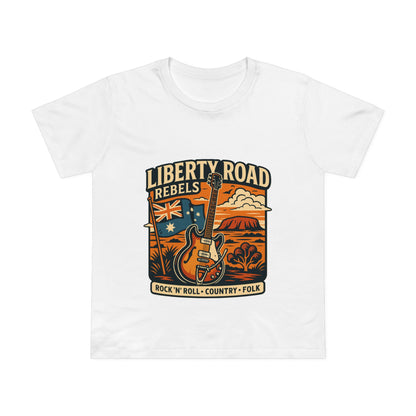 Liberty Road Rebels Vintage Australiana Rock 'n' Roll Tee T-Shirt