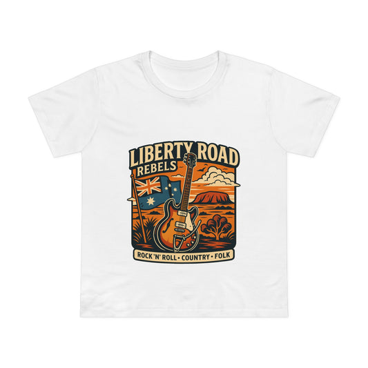 Liberty Road Rebels Vintage Australiana Rock 'n' Roll Tee T-Shirt