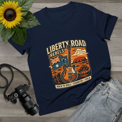 Liberty Road Rebels Vintage Australiana Rock 'n' Roll Tee T-Shirt