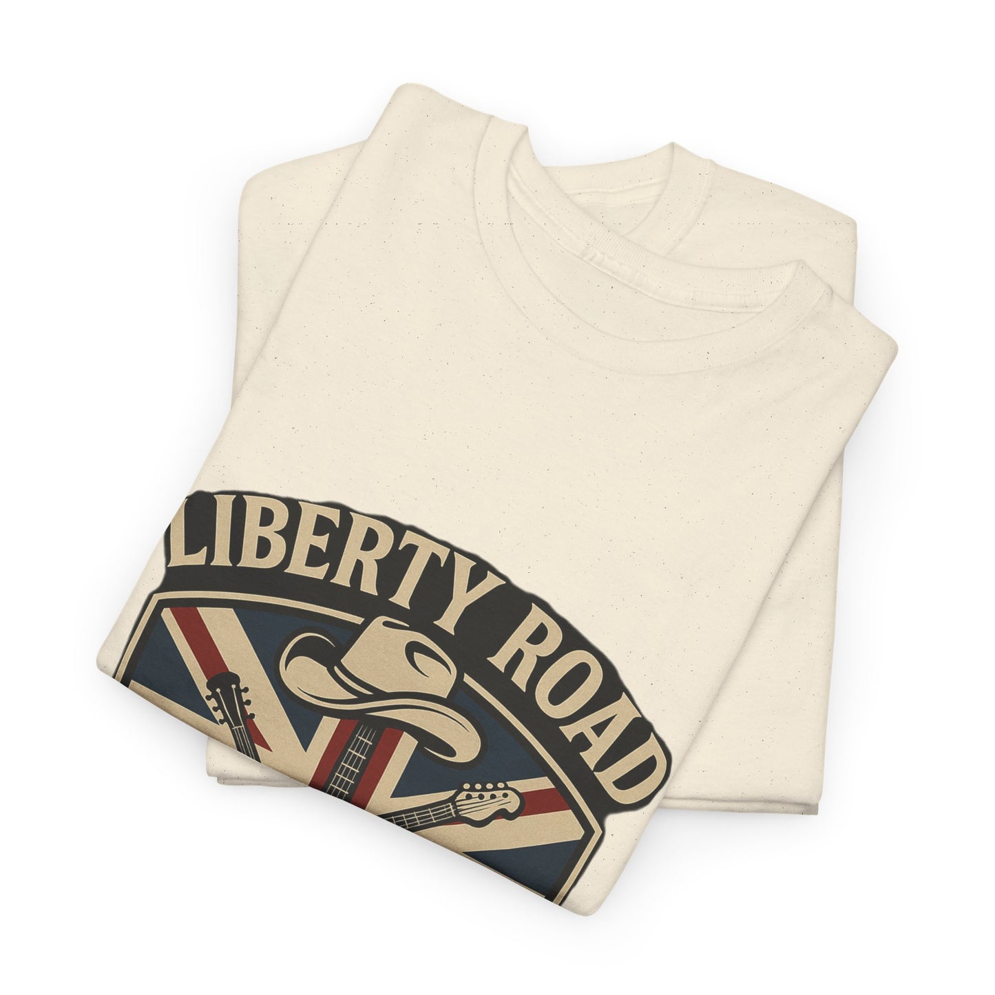 Liberty Road Rebels Britannia Rock 'n' Roll Rebels Tee Unisex Heavy Cotton T-Shirt