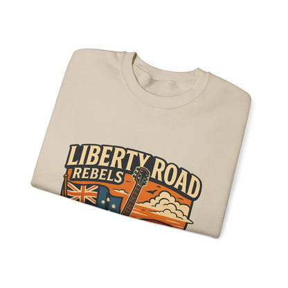 Liberty Road Rebels Australiana Cozy Crewneck Sweatshirt