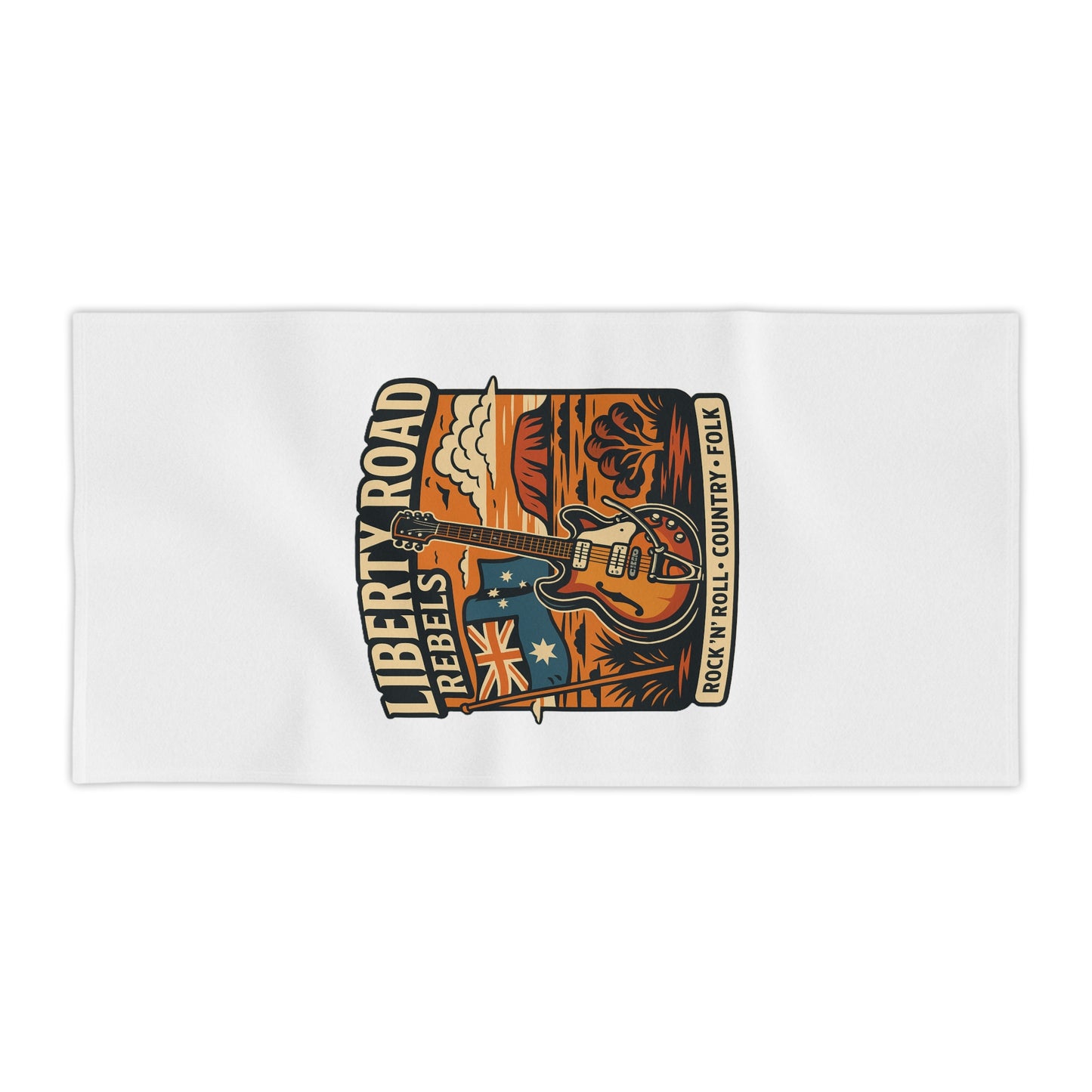 Liberty Road Rebels Australiana Beach Towels
