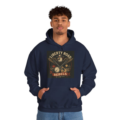 Liberty Road Rebels Vintage Americana Style Sweatshirt Unisex Hoodie