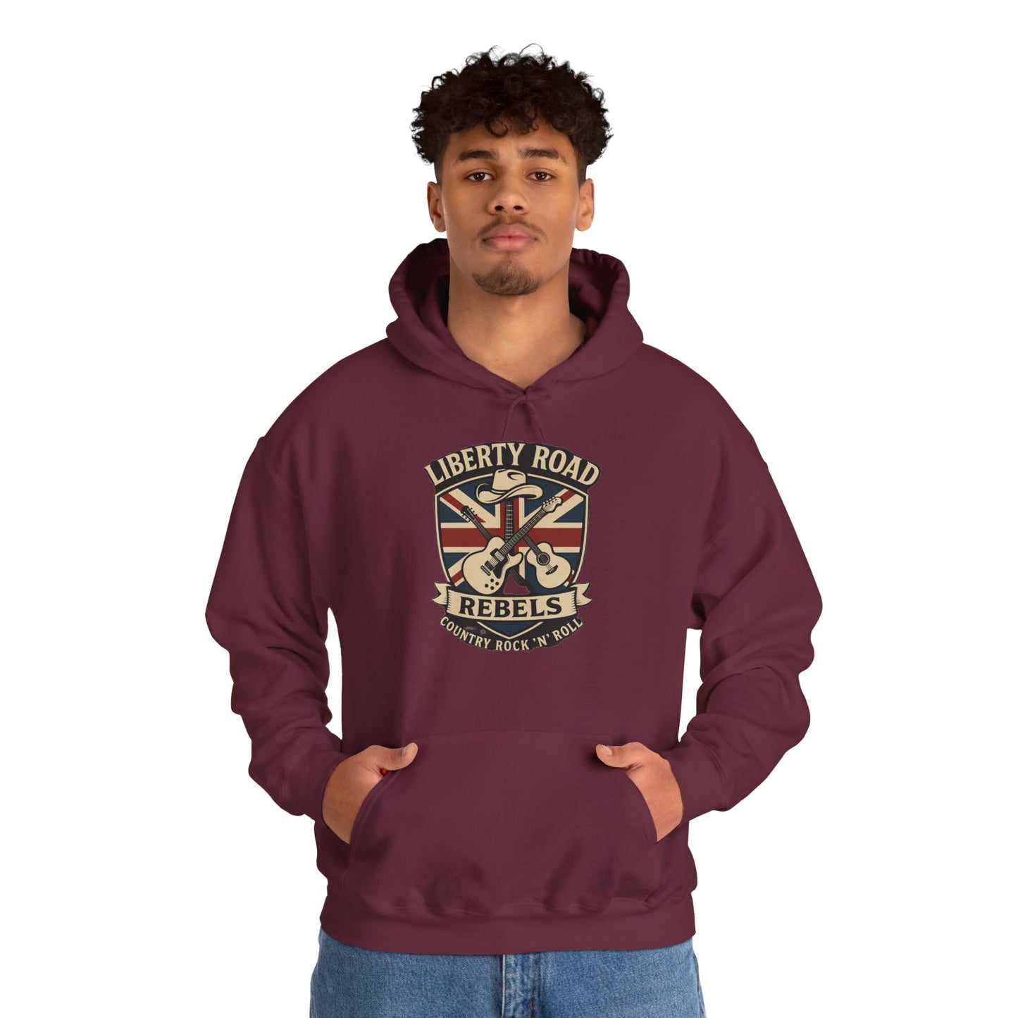 Liberty Road Rebels Britannia Hoodie Unisex Sweatshirt